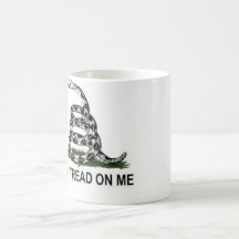 Gadsden flag coffee mugs