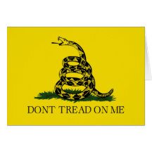 Gadsden Flag - Don't Tread On Me Greeting Card