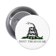 Gadsden Flag "Don't Tread On Me" Pin