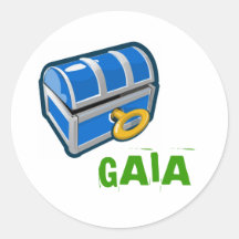 GAIA ROUND STICKER