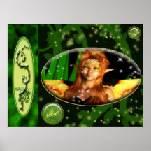 Gaias Enchanted Fairy Poster