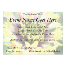 Gaillardia Pulchella Personalized Announcements