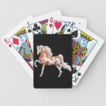 Gaited Saddlebred Paint Horse Playing Cards