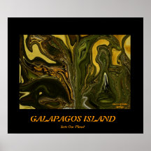 GALAPAGOS ISLAND.....Save our planet series Posters