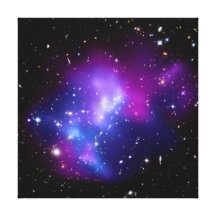 Galaxy Cluster MACS J0717 (Hubble Telescope) Gallery Wrap Canvas