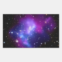 Galaxy Cluster MACS J0717 (Hubble Telescope) Rectangular Stickers