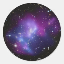 Galaxy Cluster MACS J0717 Round Stickers