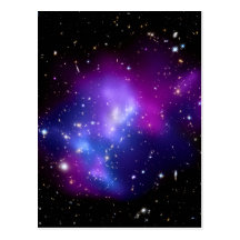 Galaxy Cluster MACS J0717 Space Postcards