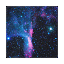 Galaxy Cosmic Dancer in space Canvas Print
