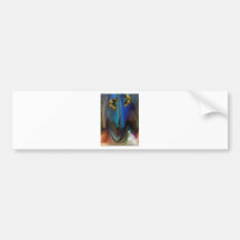 GALAXY FRACTAL PORTAL BUMPER STICKER
