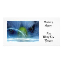 Galaxy Spirit Personalized Photo Card