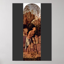 Galitzine Triptych Left Wing: St. Jerome By Perugi Posters
