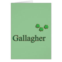 Gallagher Family Card