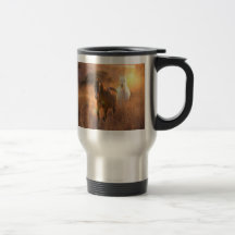 Galloping Wild Horses Stainless Travel Mug