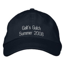 Galt's Gulch Embroidered Baseball Caps