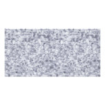 Galvanised Metal Tin Pattern Picture Card