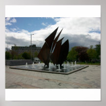 Galway Fountain Print