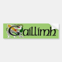 Galway (Gaelic) Bumper Sticker