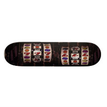 Gambling, slot machines skateboard