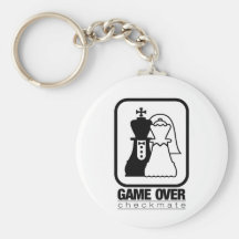 Game Over Check Mate Keychains