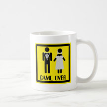 game over couple coffee mugs