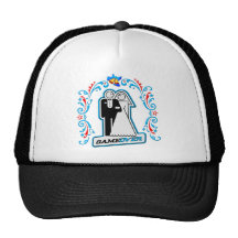 Game Over Deco Wedding Bride and Groom Trucker Hat