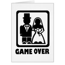 Game over greeting cards