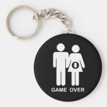 Game Over Keychain