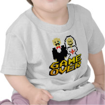 Game over marriage (8-bit) shirts