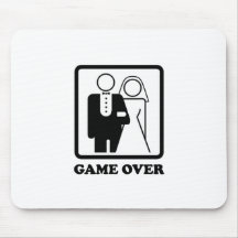 Game Over Mouse Pads