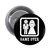 Game Over Pinback Button