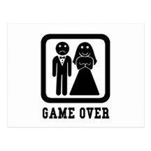 Game Over Post Cards