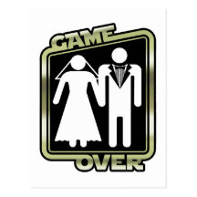 Game Over Post Cards