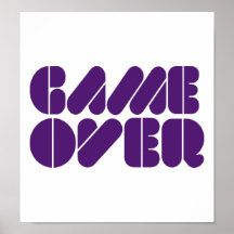 Game over print