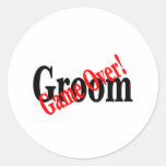 Game Over Round Sticker