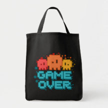 Game Over Tote Bag