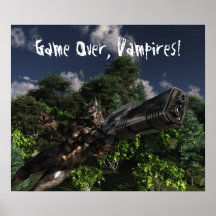 Game Over, Vampires! Print