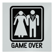 Game Over Wedding Custom Invite
