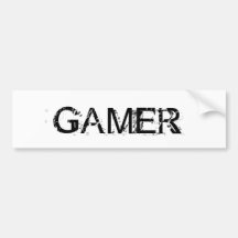 GAMER BUMPER STICKER