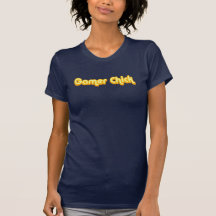 Gamer Chick (yellow) Shirts