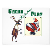 Games Reindeer Play Custom Announcements