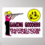 Gaming Goddess FPS Posters