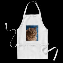 Gandalf - Silver Tabby Cat Art aprons