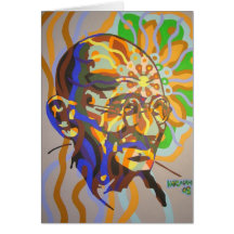 gandhi 2008 as greetingcard