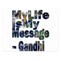 Gandhi Qoute Postcards
