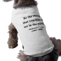 Gandhi Quote 1a Dog T-shirt