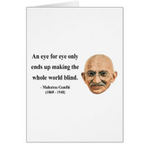 Gandhi Quote 3b Greeting Cards
