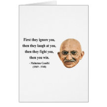 Gandhi Quote 5b Greeting Card