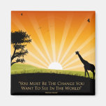 Gandhi Quote Fridge Magnets
