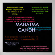 Gandhi Quotes Print